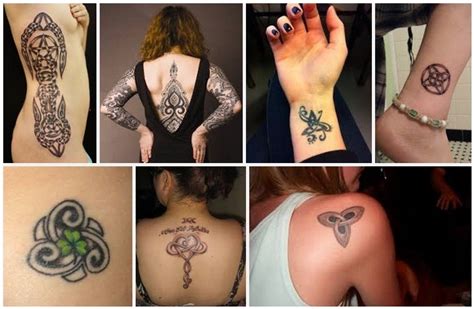 meaningful celtic tattoos|female celtic chest tattoo.